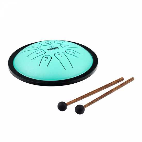 Bild på NINO Percussion NINO982 NINO Steel Tongue Drum, Small 7'', Mint Green