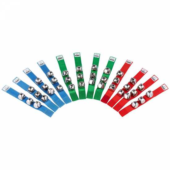 Bild på Nino Percussion NINOSET961 Wrist Bell Set, 12 pcs