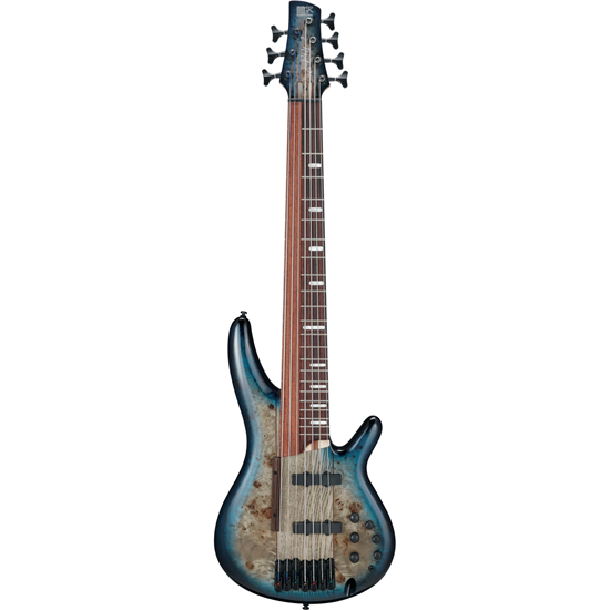 Bild på Ibanez SRAS7-CBS Cosmic Blue Sunburst Ashula Bass 7 String