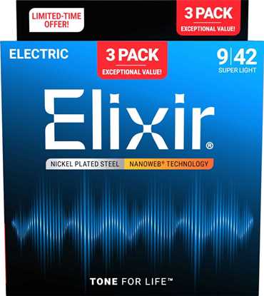 Bild på Elixir Nanoweb® Super Light 009-042 3-pack 16566