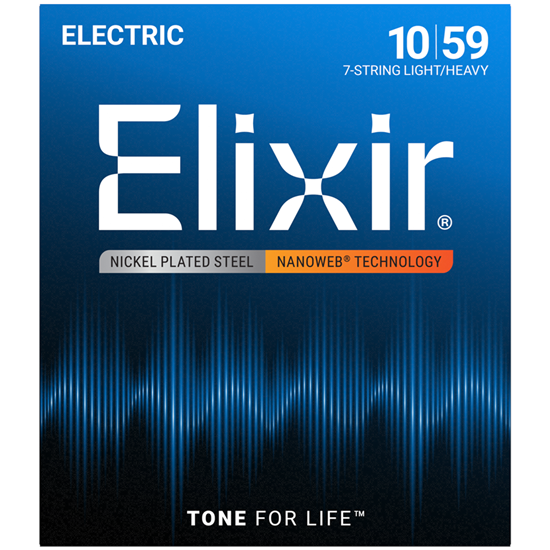 Bild på Elixir Nanoweb® 7-string Light Heavy 010-059 12074
