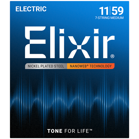 Bild på Elixir Nanoweb® 7-string Medium 011-059 12106