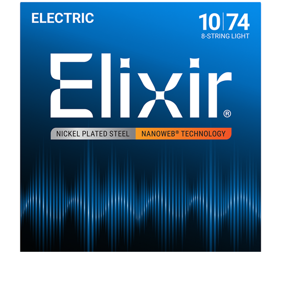 Bild på Elixir Nanoweb® 8-String 10-74 Light 12062