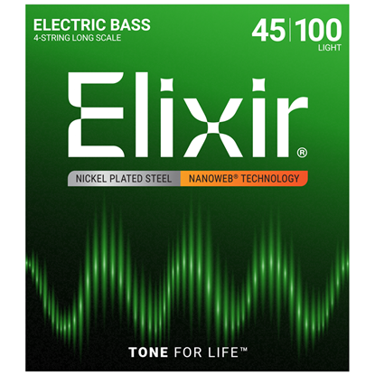 Bild på Elixir Nanoweb® Electric Bass Light 045-100 14052