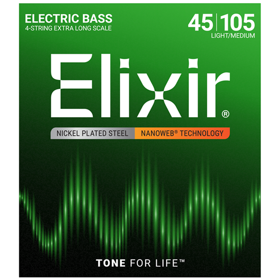 Bild på Elixir Nanoweb® Electric Bass Medium XL Scale 45-105 14087