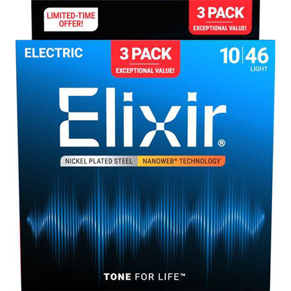 Bild på Elixir Nanoweb® Light 010-046 3-pack 16567