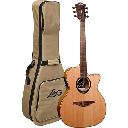 Bild på LAG HV10ACE HyVibe 10 Auditorium Cutaway Satin