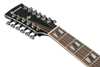 Bild på Ibanez AJ7012M1E-BK Black High Gloss  12-strängad Jumbo