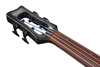 Bild på Ibanez UB804-BUL Black Ice Burst Low Gloss Upright Bass med staitv och bag