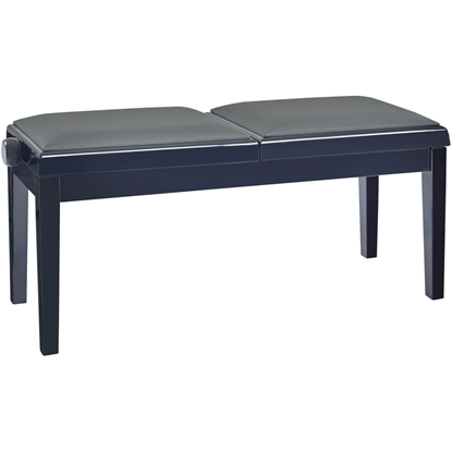 Bild på K&M 13949 Double-seat piano bench Svart Blank
