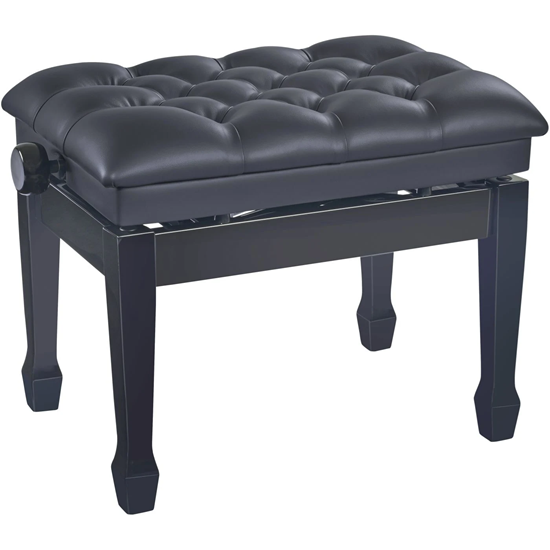 Bild på K&M 13965 Hydralisk pianopall Svart Blank