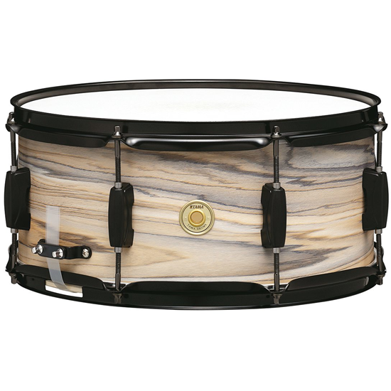 Bild på TAMA Woodworks 14"x6½" Natural Zebrawood Wrap -WP1465BK-NZW