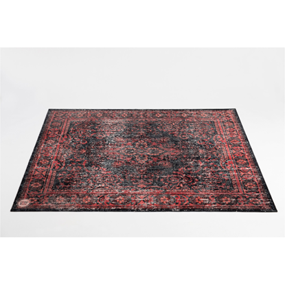 Bild på DRUMnBase Vintage Persian Club Series Black Red 163x142cm