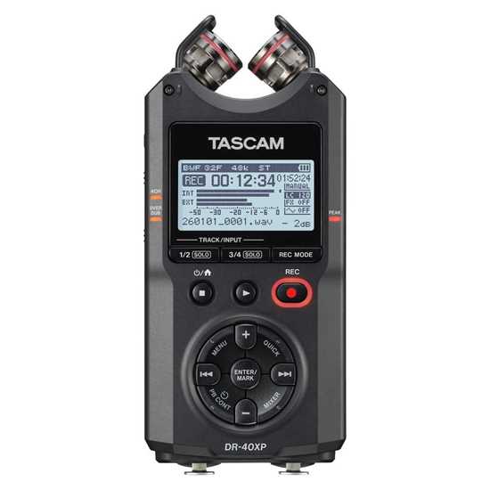 Bild på Tascam DR-40XP Portable 4-Track Recorder