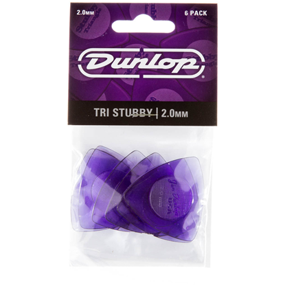 Bild på Dunlop Stubby Triangle 473P200 2.0mm 6-pack