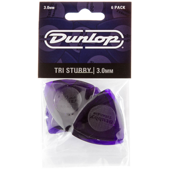 Bild på Dunlop Stubby Triangle 473P300 3.0mm 6-pack