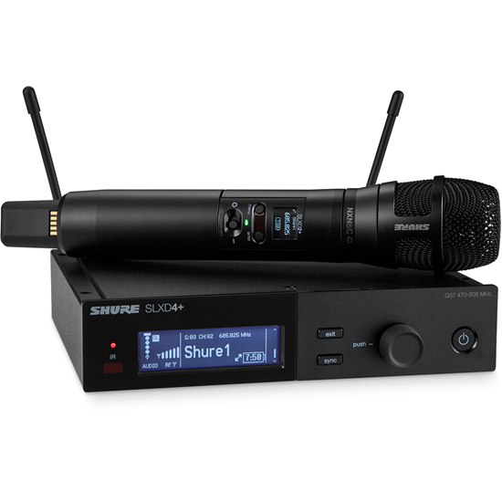 Bild på Shure SLXD24+E/N8C-G65 N8C Digital Wireless System G65 (470-606 MHz)