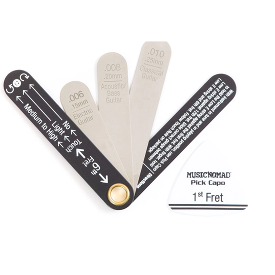 Bild på MusicNomad MN614 Truss Rod Relief Action Gauge Bundle