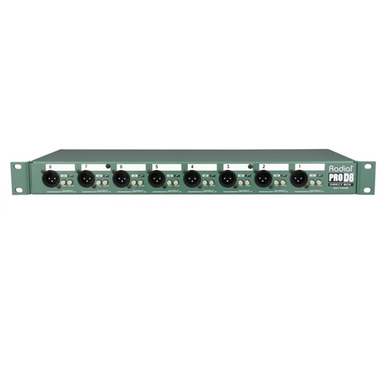 Bild på Radial ProD8 8-channel Rackmount DI