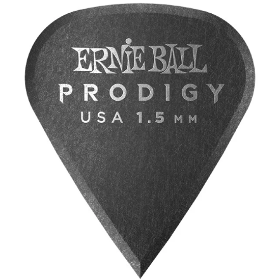 Bild på Ernie Ball 9335 1.5mm Prodigy Black Sharp - Plektrum i 6-pack