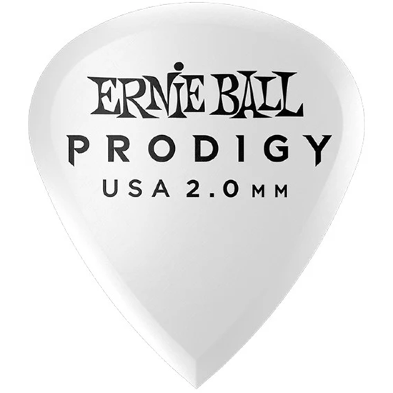 Bild på Ernie Ball 9203 2mm Prodigy White Mini - Plektrum i 6-pack