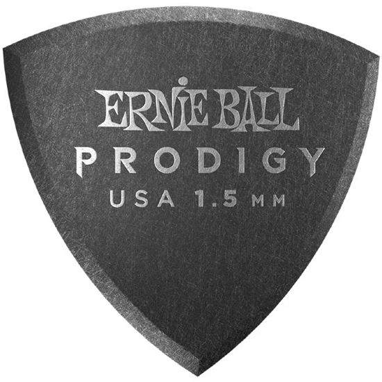 Bild på Ernie Ball 9331 1.5mm Prodigy Black Shield - Plektrum i 6-pack
