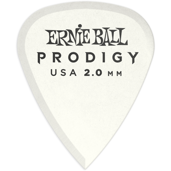 Bild på Ernie Ball 9202 2mm Prodigy White Standard - Plektrum i 6-pack