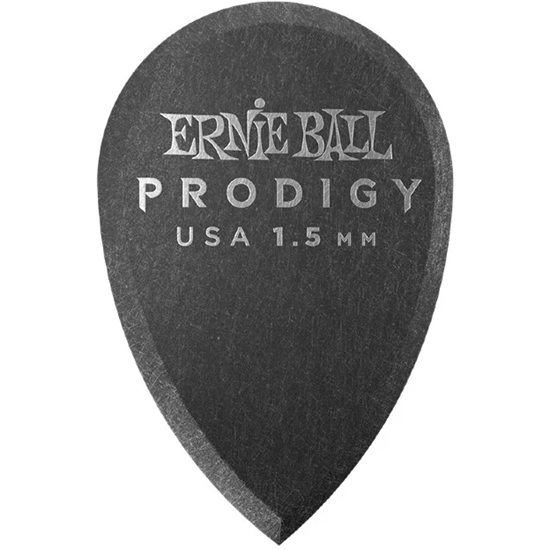 Bild på Ernie Ball 9330 1.5mm Prodigy Black Teardrop - Plektrum i 6-pack