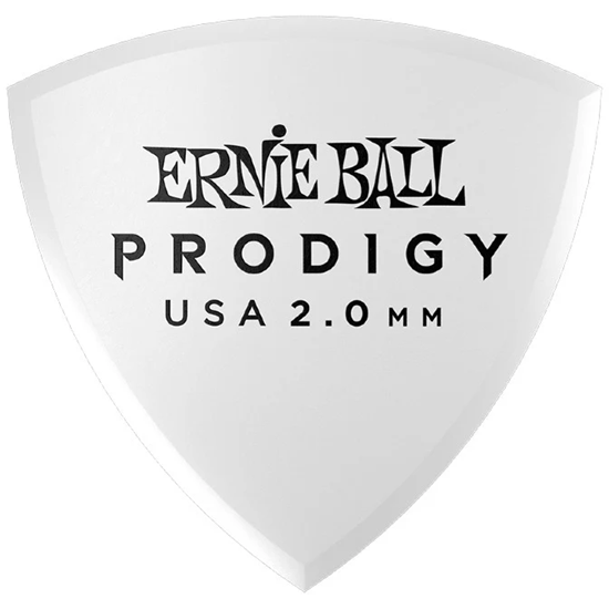 Bild på Ernie Ball 9337 2mm Prodigy White Shield - Plektrum i 6-pack
