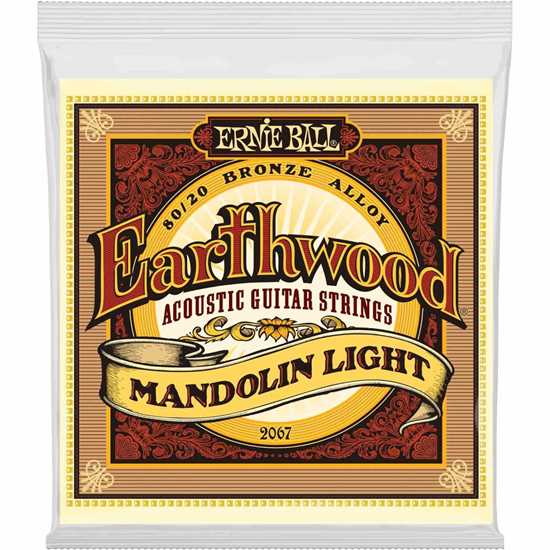 Bild på Ernie Ball 2067 Earthwood 80/20 Bronze Mandolin Loop End Light