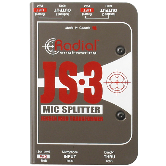 Bild på Radial JS3 Microphone Splitter