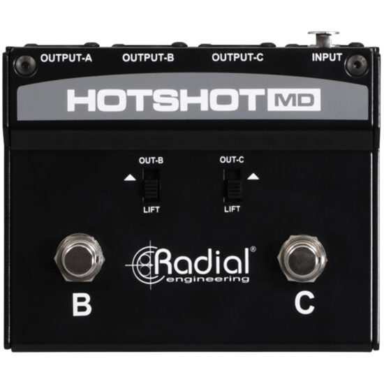 Bild på Radial HotShot MD Multi-Output Dynamic Mic Switcher
