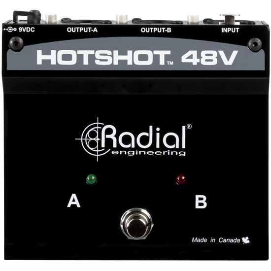 Bild på Radial HotShot 48V Condenser Microphone Switcher