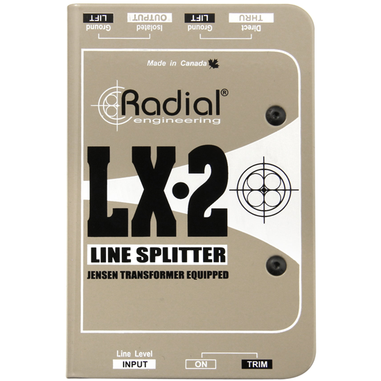 Bild på Radial LX-2 Line-Level Splitter & Attenuator