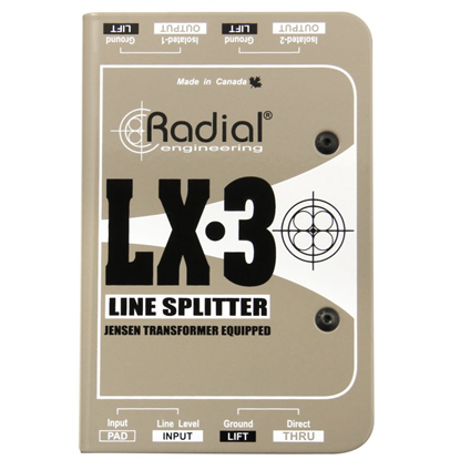 Bild på Radial LX-3 Line-Level Splitter