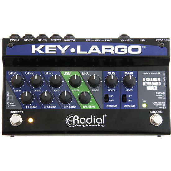 Bild på Radial Key-Largo Keyboard Mixer