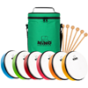 Bild på Nino Percussion NINOSET45 Percussion sortiment 6 pcs, 8'' med bag