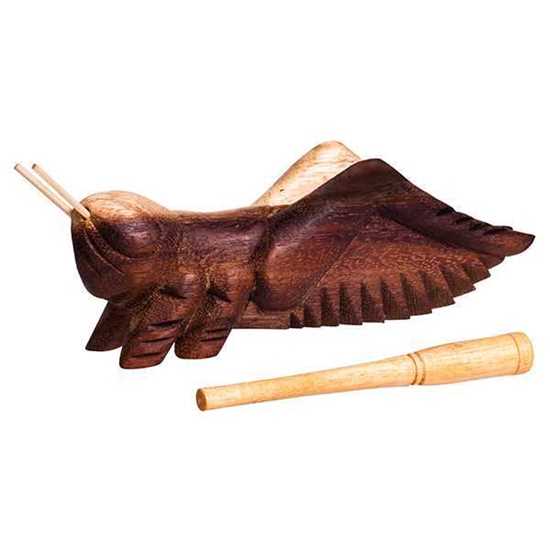 Bild på Afroton AGR 755 Cricket Guiro w/mallet 12 cm
