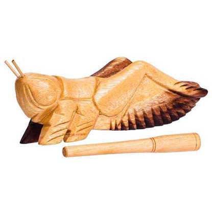 Bild på Afroton AGR 741 Cricket Guiro w/mallet 20 cm