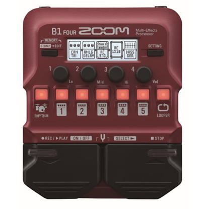 Bild på Zoom B1 FOUR Bass Multi-Effects Pedal