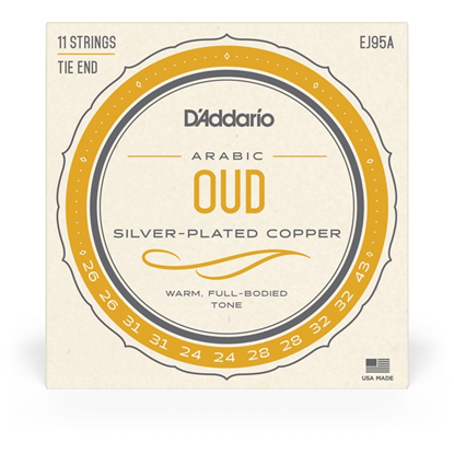 Bild på D'Addario EJ95A Strängset Oud 11-str. Arabic Medium