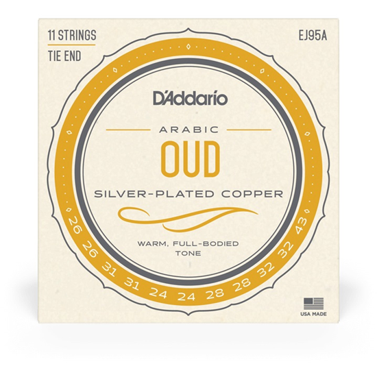 Bild på D'Addario EJ95A Strängset Oud 11-str. Arabic Medium