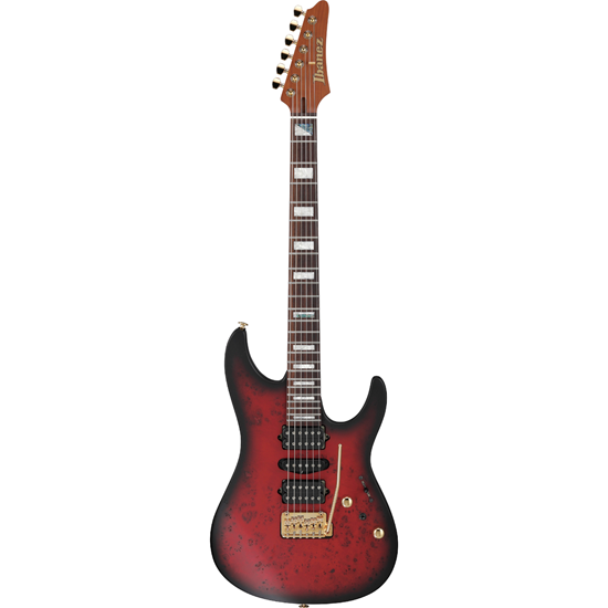 Bild på Ibanez KIKO300-RRT Ruby Red Sunburst Flat - Kiko Loureiro Signature