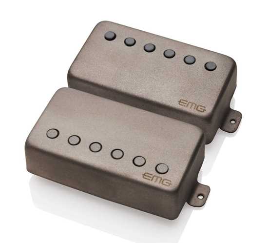 Bild på EMG JH SET SANDBLAST Pickup Set James Hetfield Signature Sand Blasted