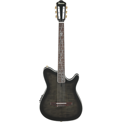 Bild på Ibanez TOD20FMN-BFL Black Burst Fade Low Gloss Thin Body med mik - Tim Henson Signature