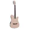 Bild på Ibanez TOD10N-PAF Pearl Pink Flat Thin Body med mik - Tim Henson Signature