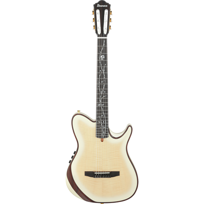 Bild på Ibanez TOD100FMN-TMM Toasted Marshmellow Matte Thin Body med mik - Tim Henson Signature