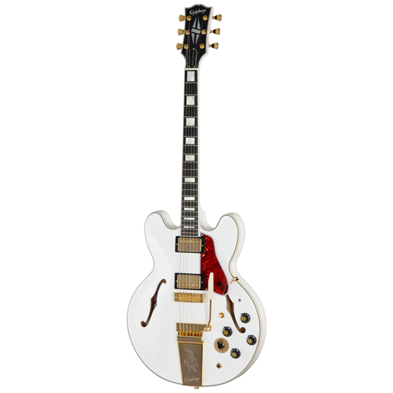 Bild på Epiphone Alex Lifeson 1976 ES-355 Reissue Alpine White