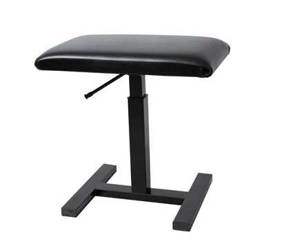 Bild på Gewa Piano bench Deluxe Auto lift Cover Black synthetic leather