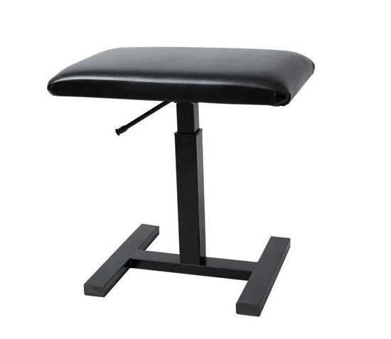 Bild på Gewa Piano bench Deluxe Auto lift Cover Black synthetic leather